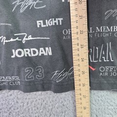 Jordan Mens Flight Club Tee S Gray All Over Print Jumpman Official Member 23