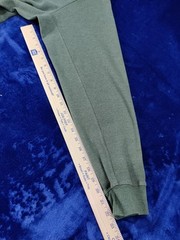 Duluth Shirt Mens XLT Green Thermal Henley Long Sleeves Heavyweight Pullover
