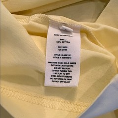 Helmut Lang Sz Lg Soft NWT Yellow Short Sleeve Tee. Super soft material.