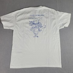 Vintage Alice’s Adventures In Wonderland Shirt Mens Large Single Stitch Rabbit
