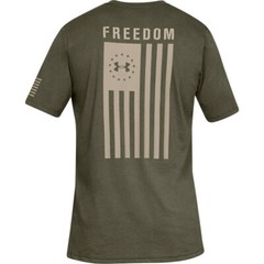 Under Armour Men’s Athletic UA Freedom Flag T-Shirt Short Sleeve Tee 1333350