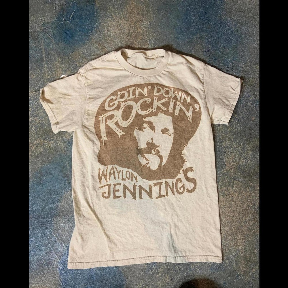 Waylon Jennings 90s Remake Graphic Sand T shirt Unisex tee NH18192