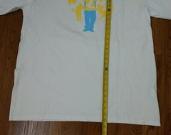 NWT RARE TEEBLOG TOTEMA Graphic Men Tee Shirt 3XL White Puzzle Pieces Blue Man