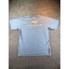 Tigerwear Collection Auburn Tigers Men XL Blue Pocket T-Shirt NCAA Graphic Tee