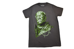 DC Comics The Batman Mens The Riddler Mask Charcoal Shirt NWT S-3XL