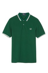 Fred Perry Polo Shirt Slim Fit Pique Twin tipped