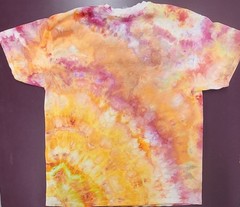 Hand Dyed Tie Dye Ice Dye T-shirt XL NWT”s Multicolor Tee, Festival, Retro,