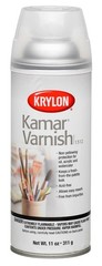 Krylon K01312 11-ounce Kamar Varnish Aerosol 11 Ounce (pack of 1), Matte