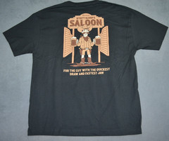 Birddogs T Shirt Mens Large Short Sleeve Black Wyatt Slurps Saloon NEW