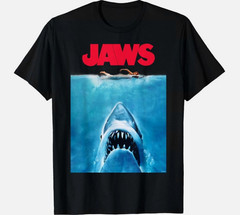 Men’s Jaws 50th Anniversary Vintage Movie T-Shirt