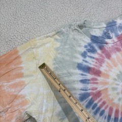 Sundog T-Shirt 2XL Multicolor Spiral Tie Dye Pastel Rainbow Hand Dyed Tee Cotton
