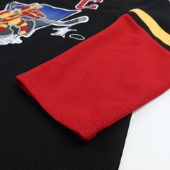 Disney Goofy Hockey Jersey Mens Large Red Black Captain Embroidered 32 Puck Slap