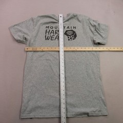 Mountain Hardwear Shirt Mens Large Short Sleeve Casual Crew Neck Gray
