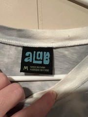 ALAB Aby Grey Tie Dye LS Shirt Size Medium Together Through The BS Zumiez
