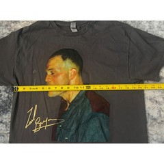 Zach Bryan Heavy Cotton Smoking Man T Shirt Graphic Print Large Cigarette