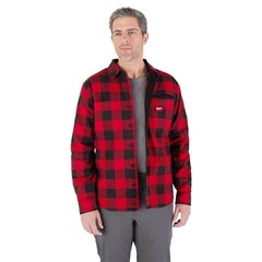 Milwaukee Men’s Large Red GRIDIRON Flannel Shirt