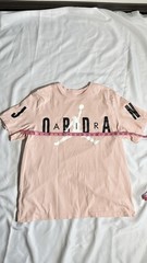 Jordan Pink Graphic T-Shirt Men’s Large Crew Neck Short Sleeve