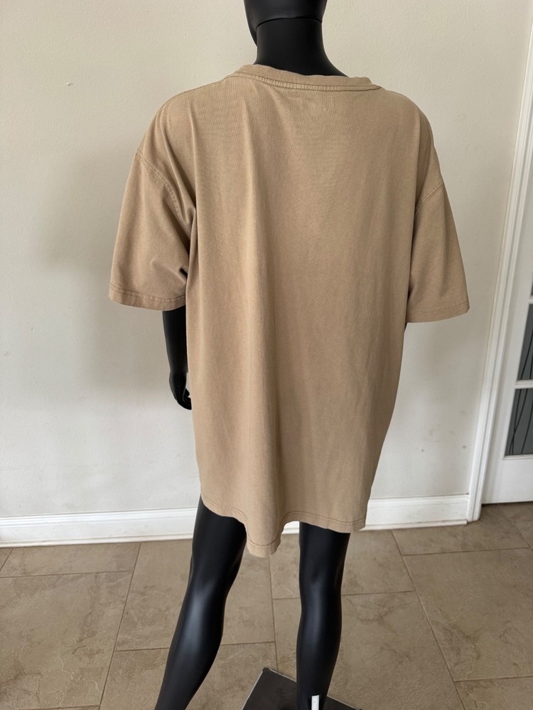 Dickies Mens 3XL Tan Pocket T Shirt Heavyweight Cotton Workwear Tee