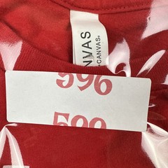 eBay Red T-Shirt Womens L Fits M Logo Graphic Tee Short Sleeve Casual