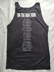 Jay Z + Beyoncé On The Run Concert Tour 2014 Tank Top T-Shirt – Size Large / L