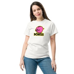 Bonus Iceland Supermarket Pink Piggy Bank Logo T-Shirt Bonus Iceland Tee