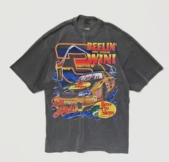 REELIN IN THE WIN DALE EARNHAON A SHAKA HEAVYWEIGHT GARMET DYED T SHIRT “MODERN”