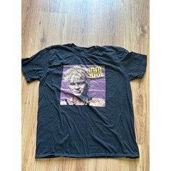 Billy Idol Rebel Yell Graphic Tee Mens XL Black Rock Band Shirt