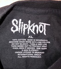 Slipknot T Shirt XL Black Here Comes the Pain 25 Years Tour Merch NEW *flaw