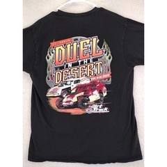 23rd Annual Duel in the Desert Las Vegas Motor Speedway T Shirt Mens Large Black