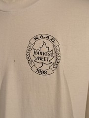 Vintage 1998 N.A.A.C. Harvest Meet White T-shirt Adult XL