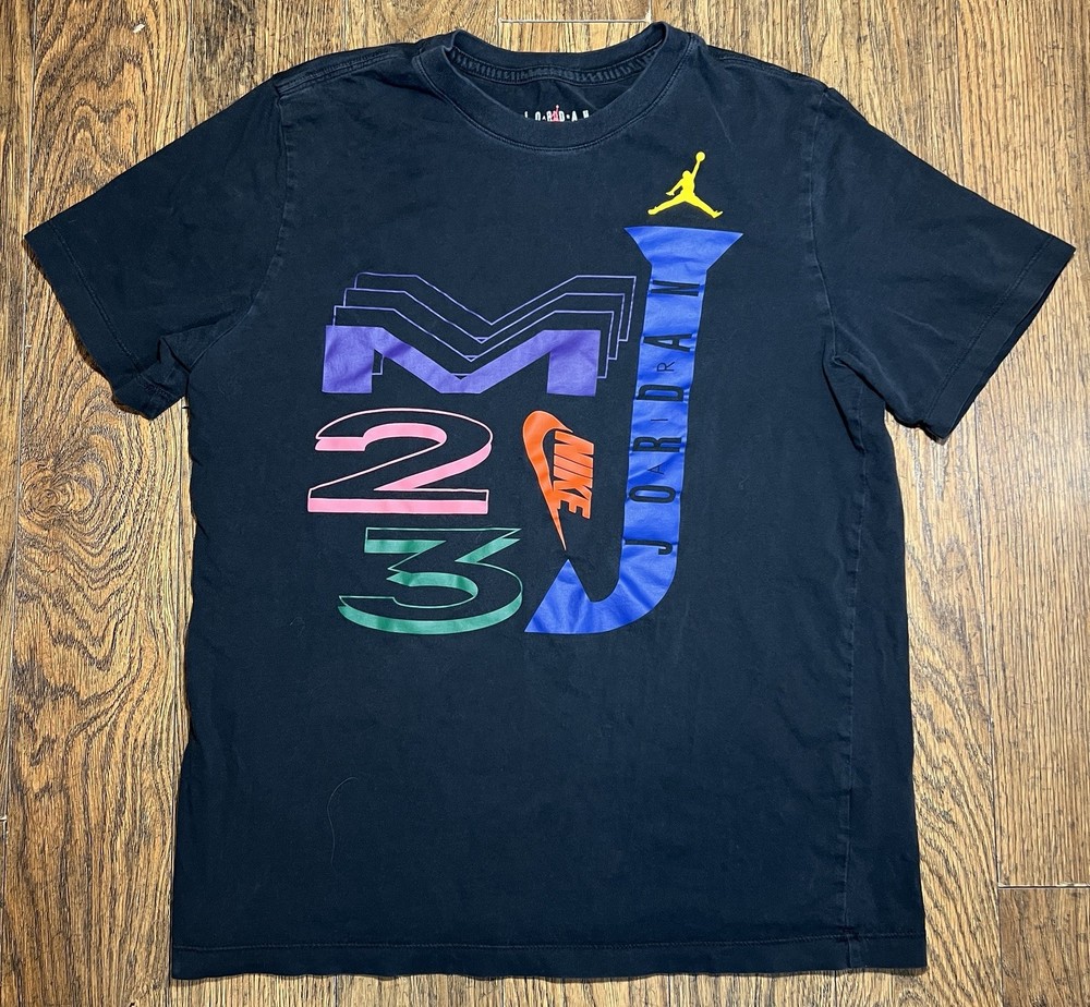 Nike Air Jordan MJ 23 Graphic T-Shirt Jumpman Swoosh Logo Men’s M