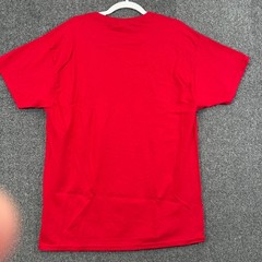 Hanes Mens Large 4 Pack T Shirt Deep Red Cotton Crew Neck Basic Essentials Tee