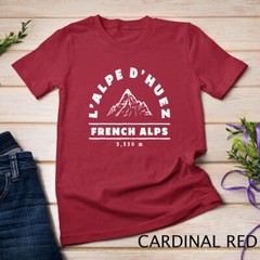 L’Alpe D’Huez Alps Mountains Gift for Cyclist Cycling Bike Unisex T-shirt