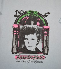 Vintage Frankie Valli & The Four Seasons T Shirt Mens XL Blue Jerzees Made in US