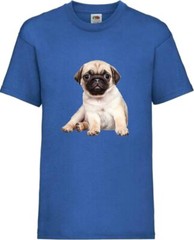 Pug Dog Pet Friend Family Novelty T Shirt Various Colours And Sizes