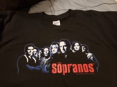 Vintage The Sopranos T shirt XL Vintage 2000’s Family Picture Spell out GUC