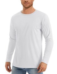 UPF50+ Men’s Long Sleeve T-Shirt Skin Protection Quick Dry Performance Fishing T