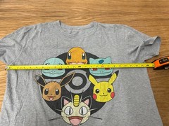 Pokemon Pikachu Squirtle Charmander Bulbasaur Eevee Meowth Poke Ball Shirt 2XL?