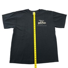 Wizarding World of Harry Potter Men’s Short Sleeve Cotton T-Shirt Black • Large