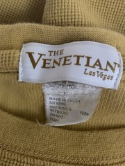 2XL The Venetian Las Vegas Sportivo Yellow Thermal T-shirt XXL Italian Sport