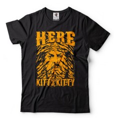 Joe Exotic Here Kitty Kitty Shirt Zoo Keeper Tiger King Mens shirt Popular Tee