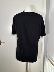K7 Live The Future Graphic T-Shirt Black Digital Print Medium Concert
