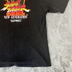 Vintage Capcom Street Fighter III Shirt Mens Large Black Alex Graphic *Early Rot