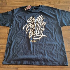 RUFNEK MENS T-SHIRT 2XL SKILLS PAYS THE BILL NEW WITH TAGS-