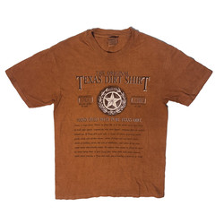 The Original Texas Dirt Shirt Hand Dyed By Texas Dirt Souvenir Tshirt – M