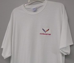 Chevrolet Corvette C7 Sports Car Embroidered T-Shirt S-6XL, LT-4XLT Chevy New