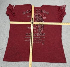 Affliction Shirt Mens 3XL Red East River Reapers Skull Graphic Tee Biker Tagless