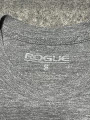 ROGUE Sports Gym Rat Lift Heavy weights Gray SMALL Skull Shirt Day of the Dead