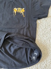 Revenge – Black “FLAME” Tee Men’s Size Large 2019