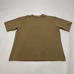 Uniqlo Airism Men’s T Shirt XL Brown Cropped Boxy Fit Lightweight Casual